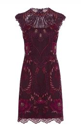 EMBROIDERED MINI DRESS at Karen Millen